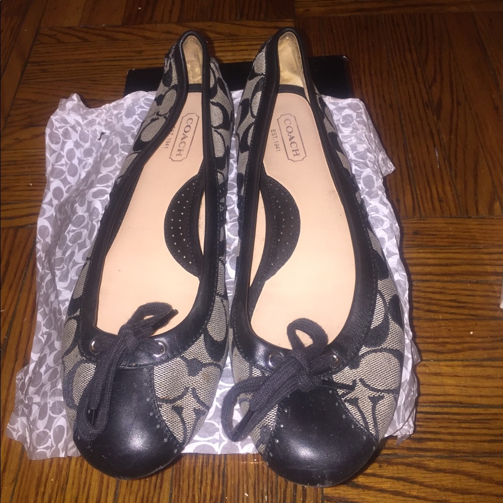 Coach ballet ballerina slippers flats